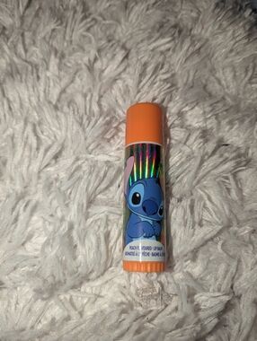 New Disney Stitch peach flavored lip balm